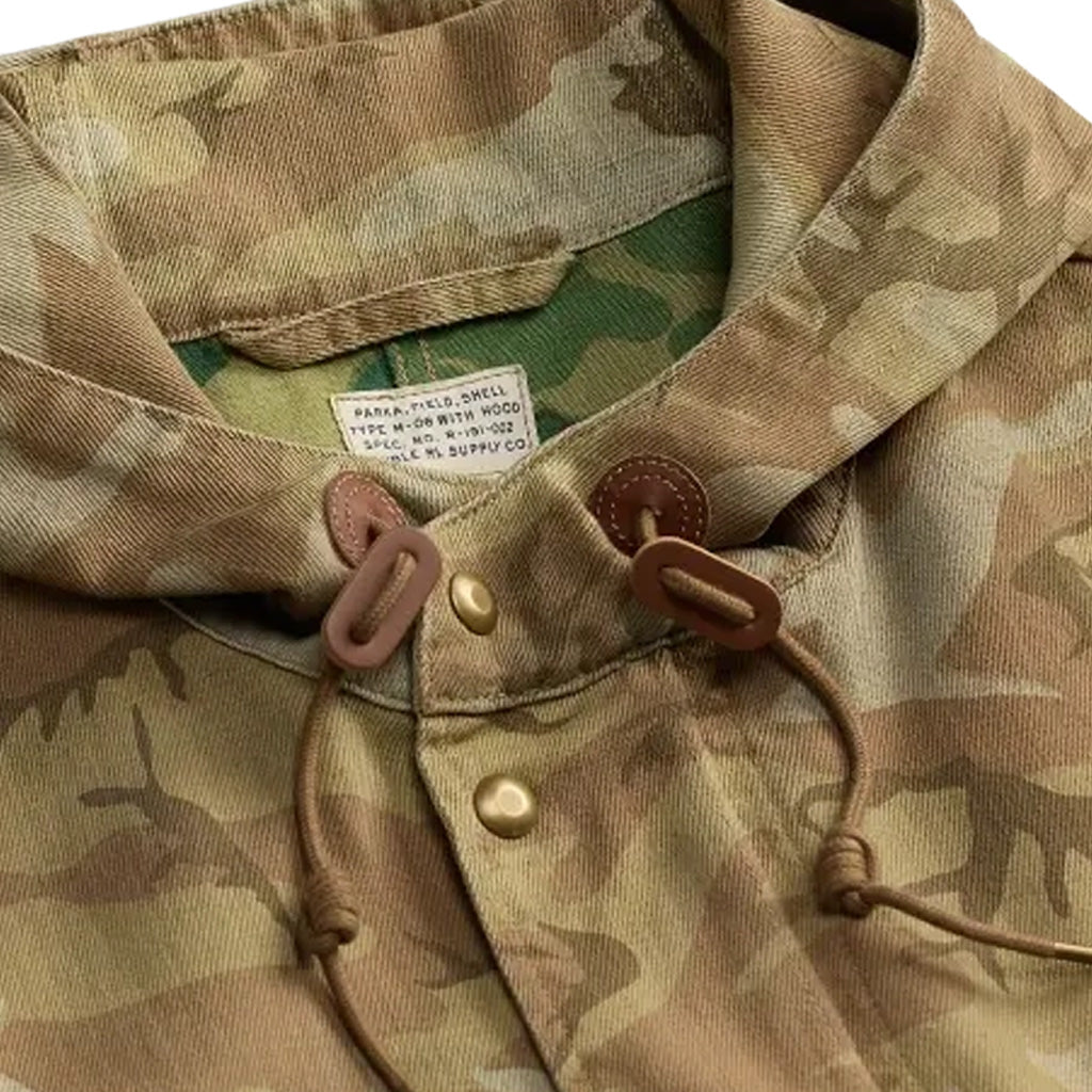 Double RL : DOUBLE-SIDED CAMO TWILL PARKA