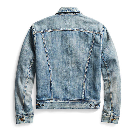 Double RL : INDIGO DENIM JACKET (LEELAND WASH)