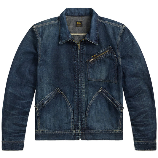 Double RL : Leyton INDIGO DENIM JACKET
