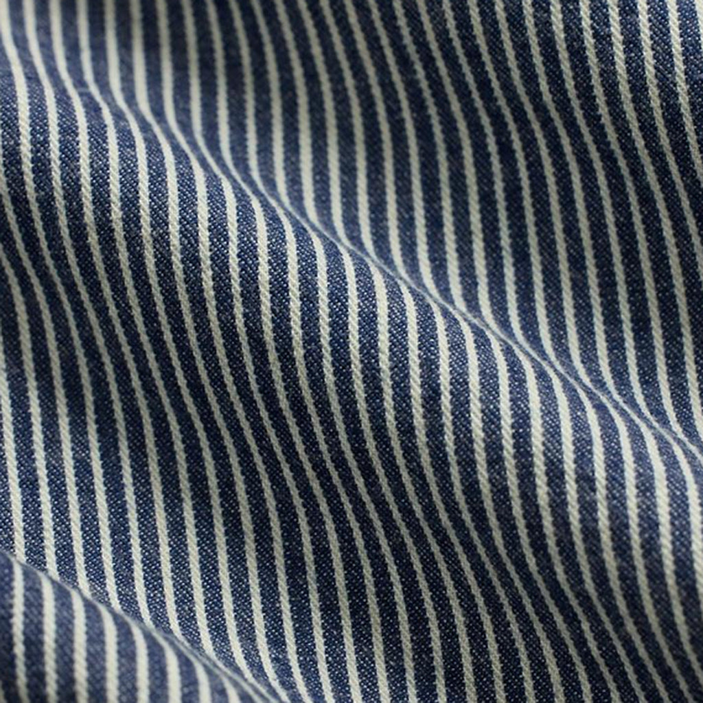 【SALE40%OFF】Double RL : INDIGO STRIPED TWILL HOODED JACKET