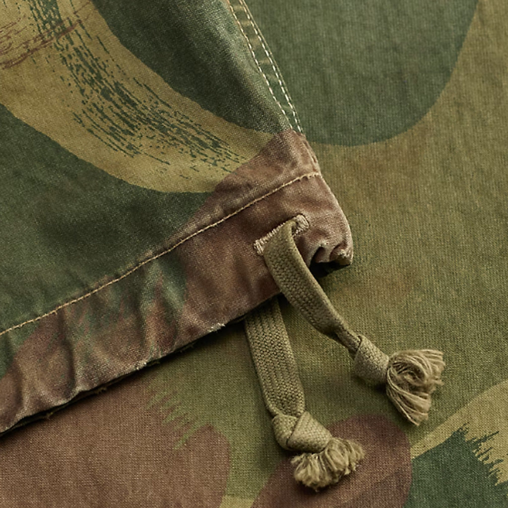 Double RL : CAMO POPLIN CARGO FIELD PANT