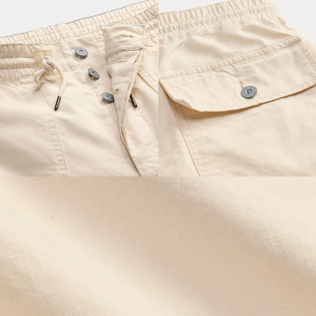 【SALE30%OFF】Double RL : CANVAS UTILITY SHORT (NATURAL)