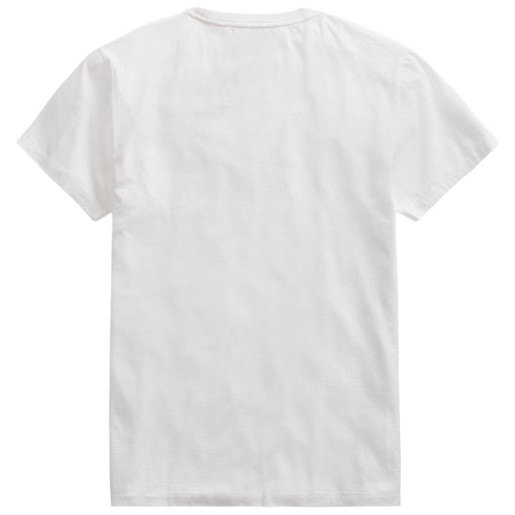 Double RL : JERSEY POCKET T-SHIRT (WHITE)