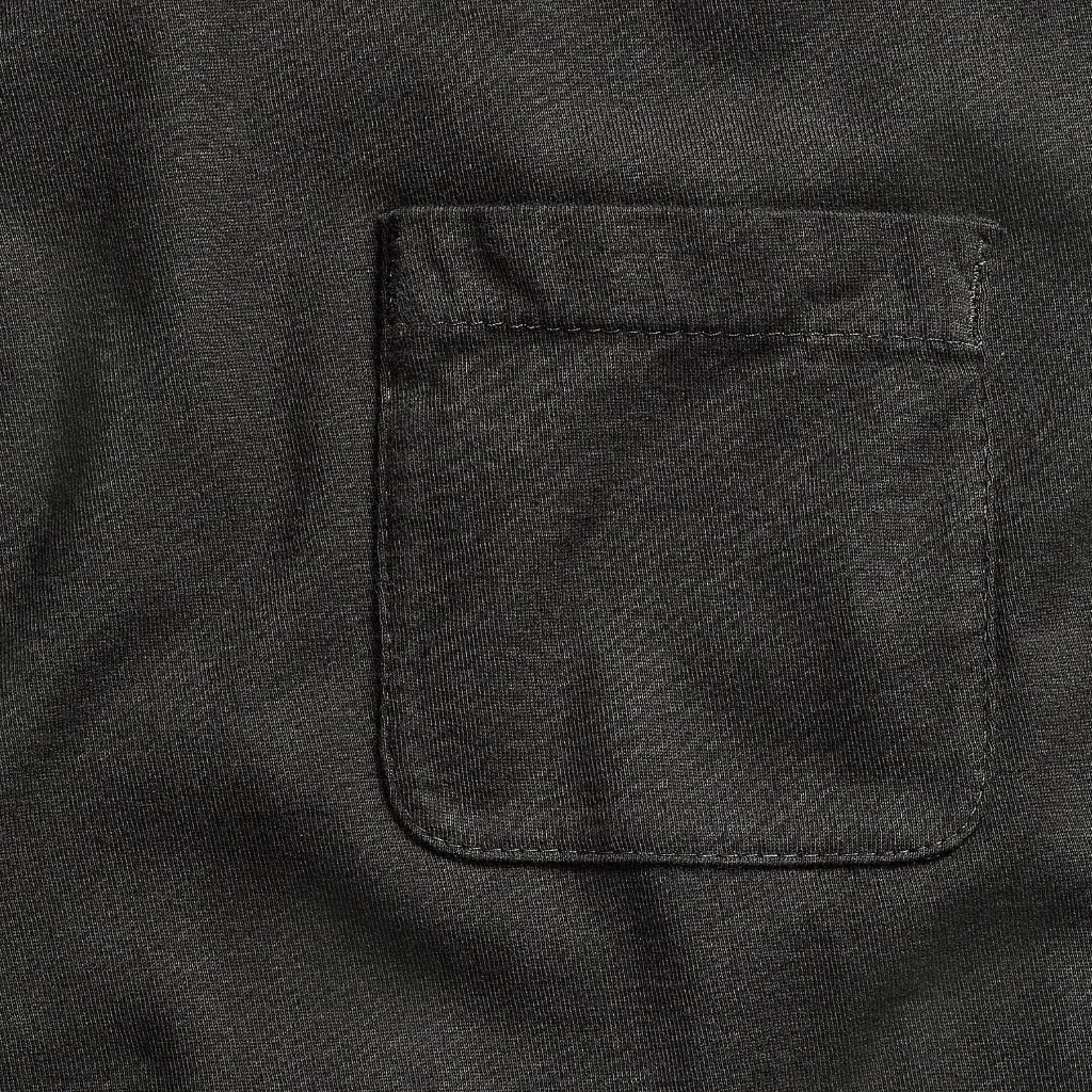 Double RL : JERSEY POCKET T-SHIRT (BLACK)