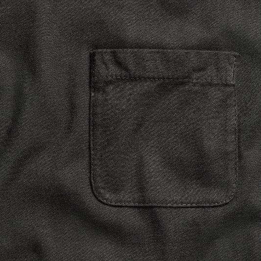 Double RL : JERSEY POCKET T-SHIRT (BLACK)