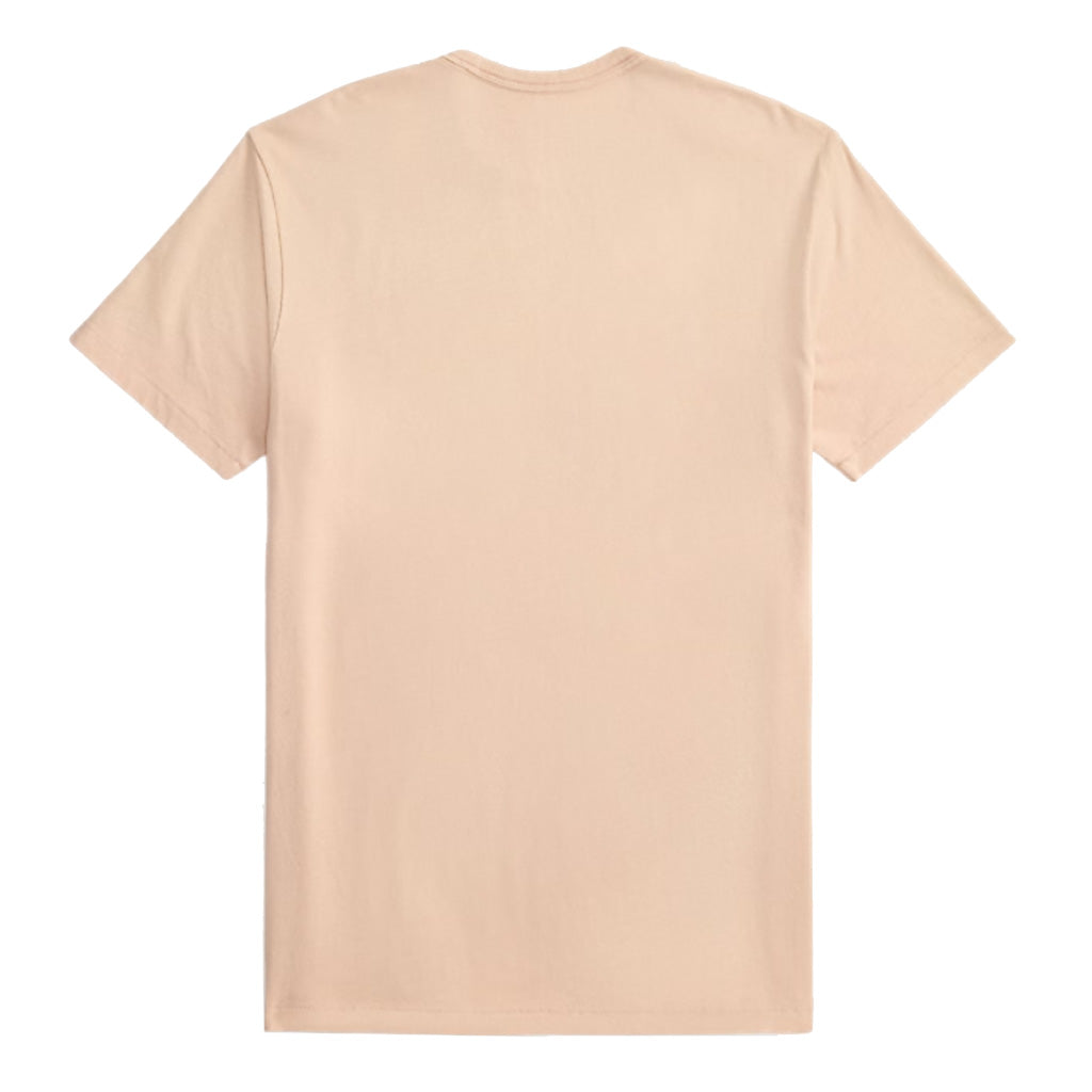 Double RL : COTTON HEMP GRAPHIC T-SHIRT (FADED PINK)