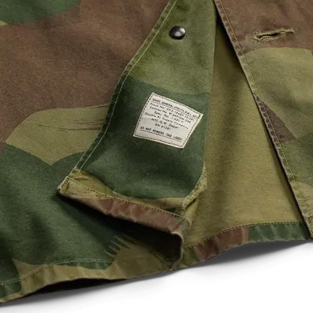 【SALE30%OFF】Double RL : CAMO POPLIN OVERSHIRT