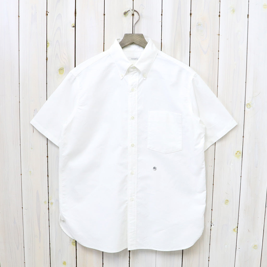 【SALE30%OFF】nanamica『Button Down Wind S/S Shirt』(White)