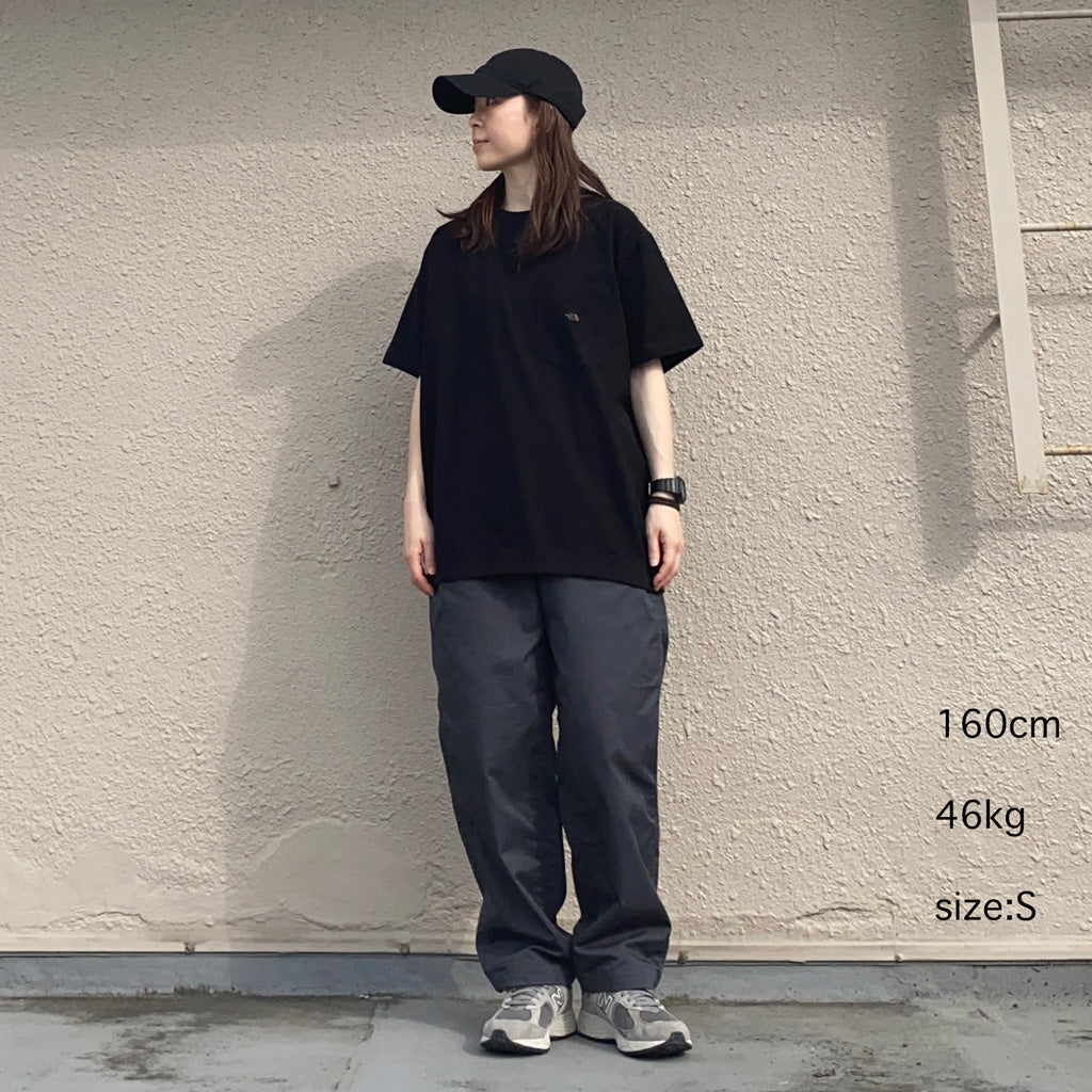 THE NORTH FACE PURPLE LABEL : High Bulky Pocket Tee (Black)