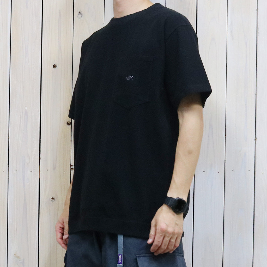 THE NORTH FACE PURPLE LABEL : High Bulky Pocket Tee (Black)