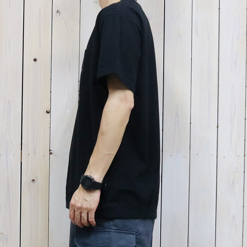 THE NORTH FACE PURPLE LABEL : High Bulky Pocket Tee (Black)