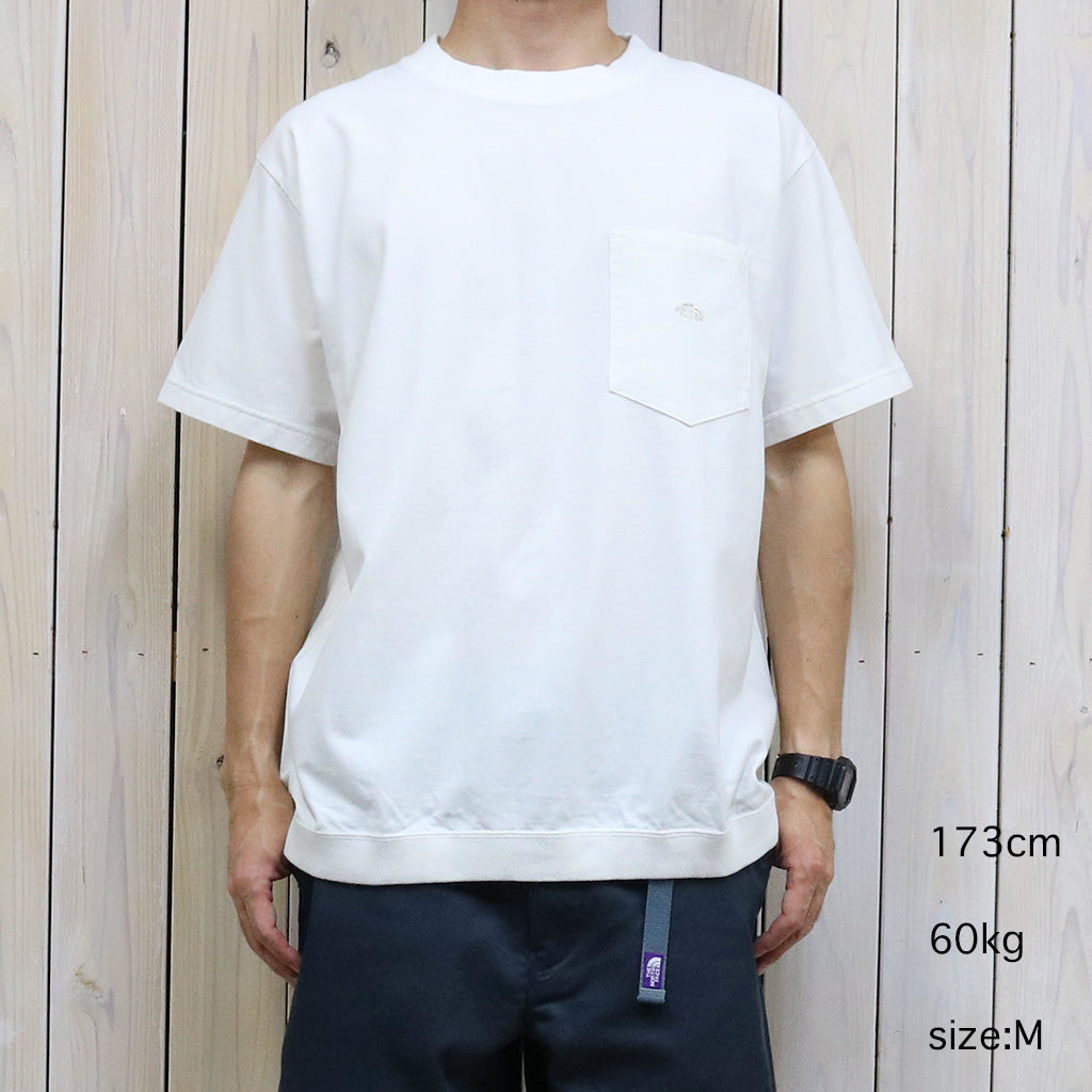 THE NORTH FACE PURPLE LABEL : High Bulky Pocket Tee (Off White)