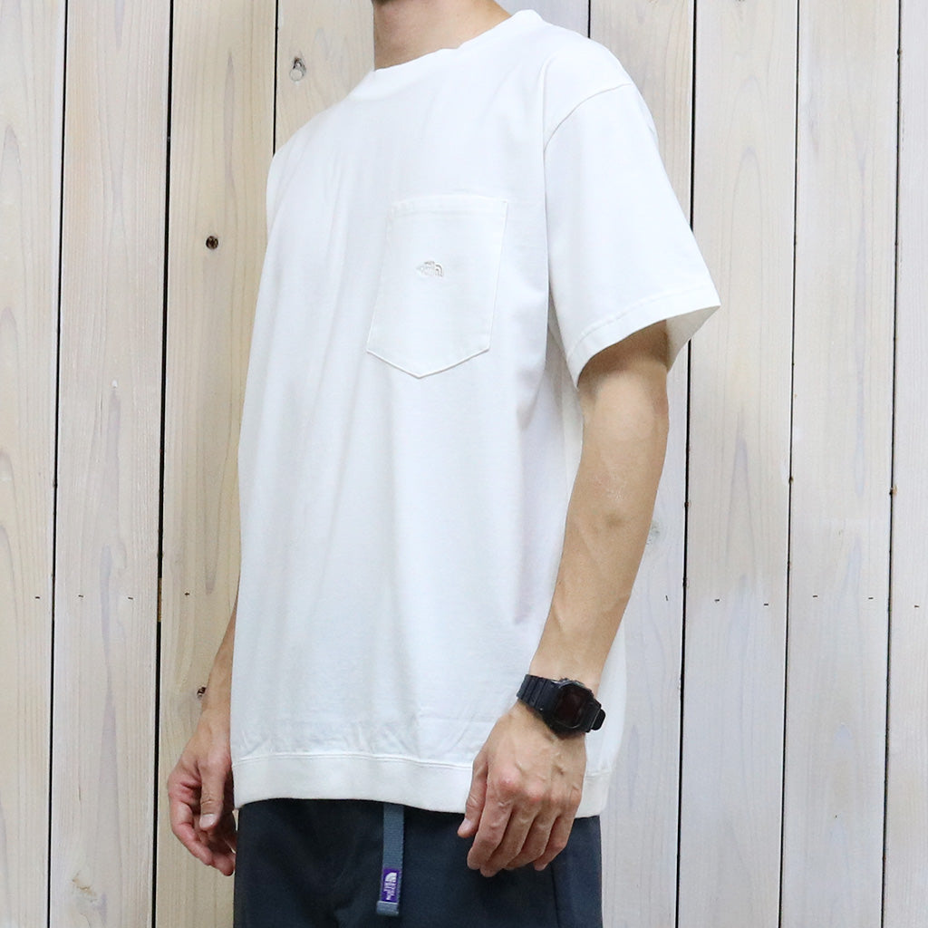 THE NORTH FACE PURPLE LABEL : High Bulky Pocket Tee (Off White)