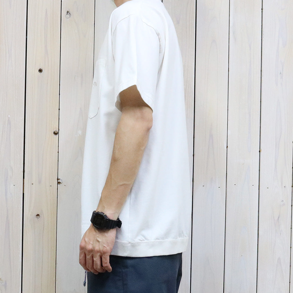 THE NORTH FACE PURPLE LABEL : High Bulky Pocket Tee (Off White)