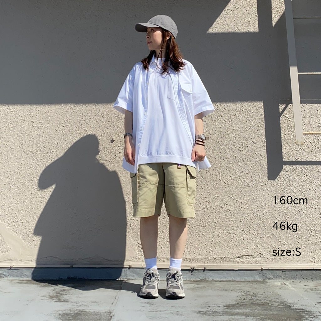 THE NORTH FACE PURPLE LABEL : High Bulky Pocket Tee (Off White)