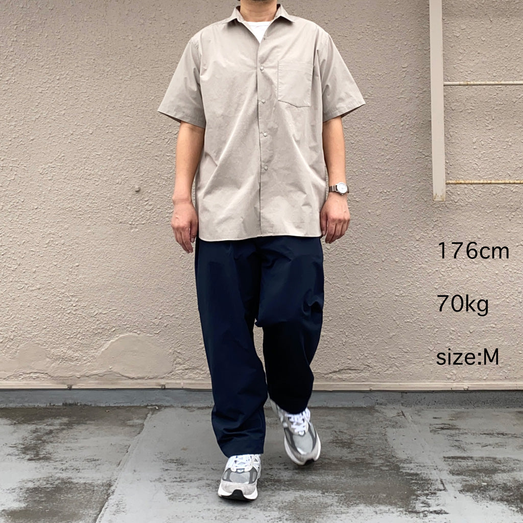 nanamica Regular Collar Wind H/S Shirt | ochge.org