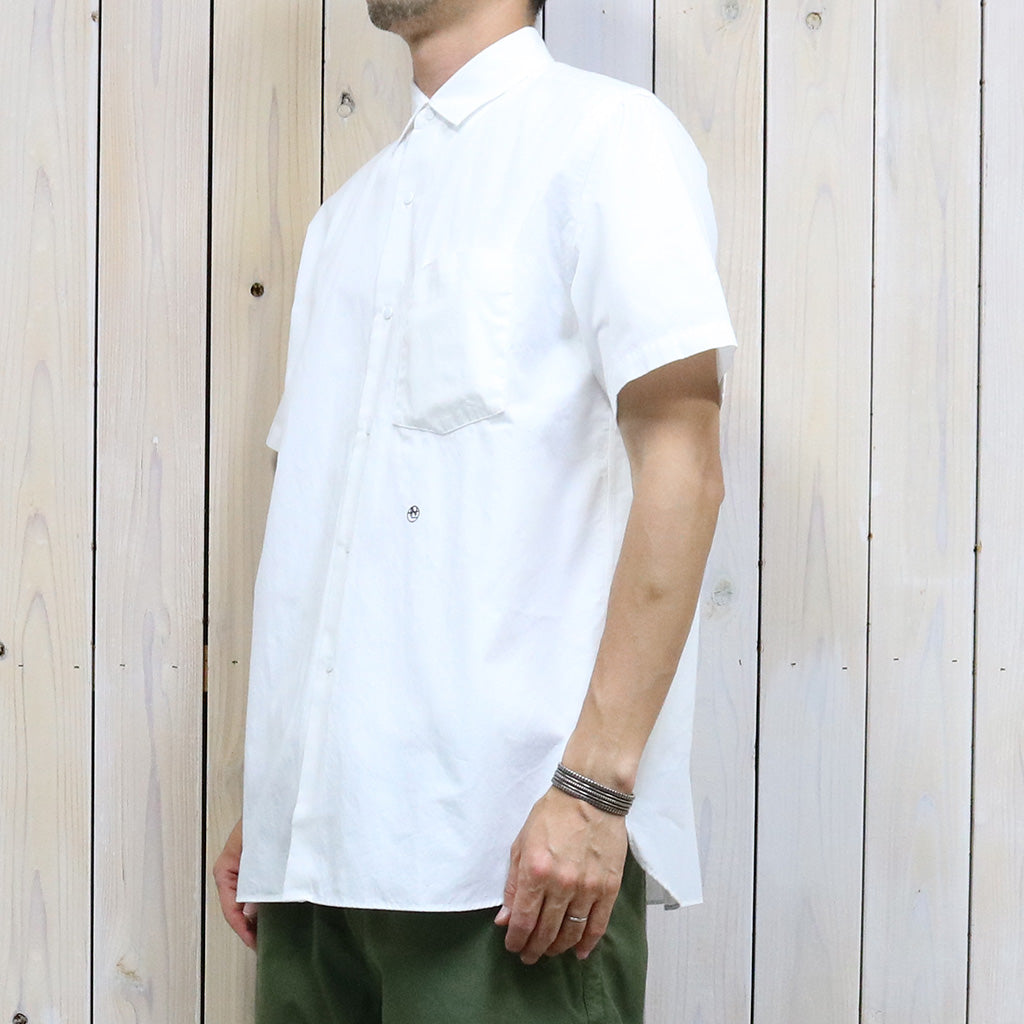 nanamica『Regular Collar Wind S/S Shirt』(Off White)