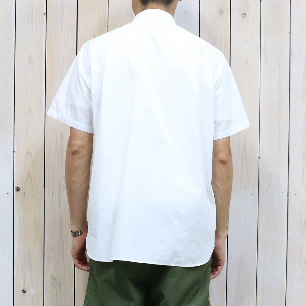 【SALE30%OFF】nanamica『Regular Collar Wind S/S Shirt』(Off White)