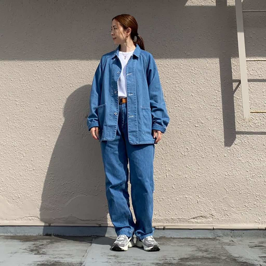 nanamica『Wide Denim Pants』(Light Indigo) (S25SC086)
