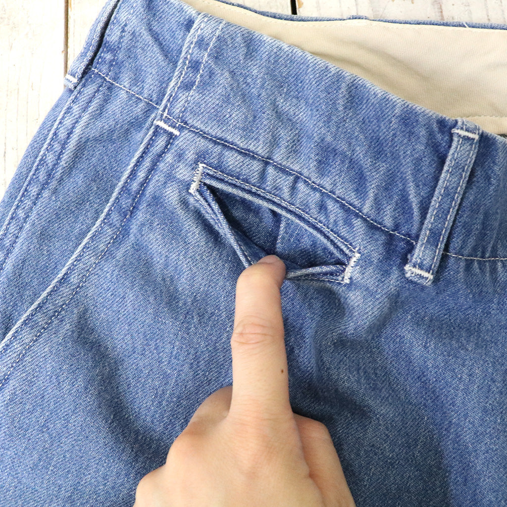 nanamica『Wide Denim Pants』(Light Indigo) (S25SC086)
