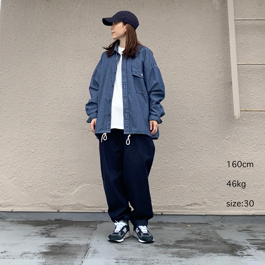 THE NORTH FACE PURPLE LABEL : Denim Wide Tapered Field Pants (Indigo)