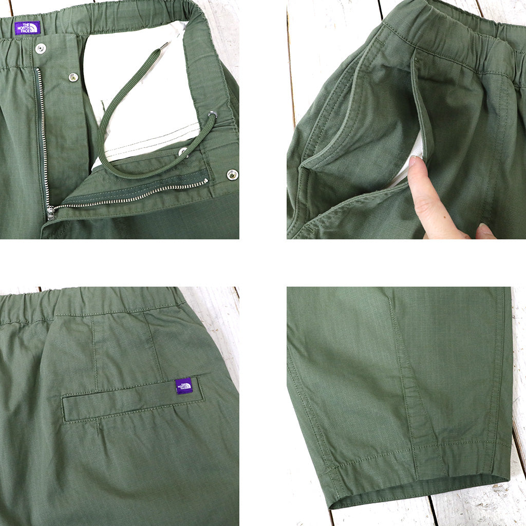 THE NORTH FACE PURPLE LABEL『Ripstop Wide Cropped Field Pants』(Olive Drab)