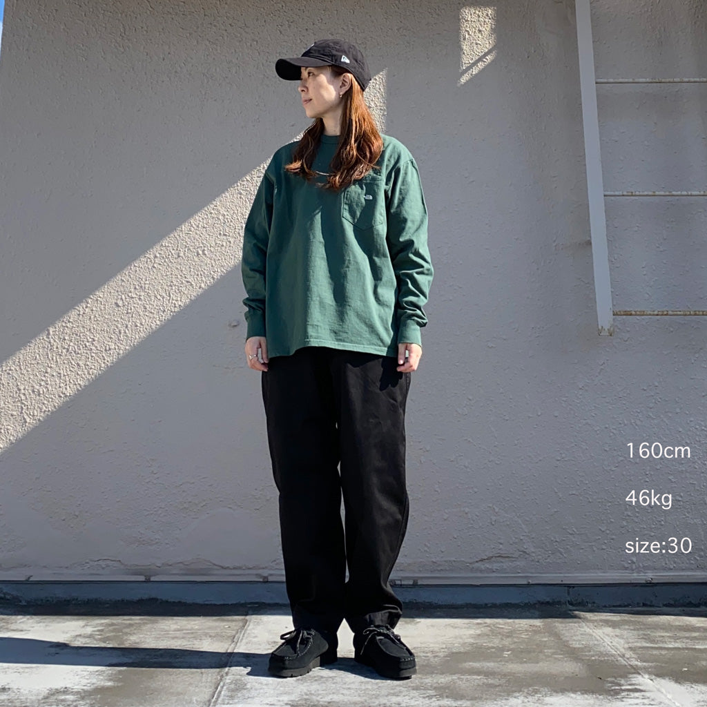 THE NORTH FACE PURPLE LABEL : Chino Wide Tapered Field Pants (Balck)