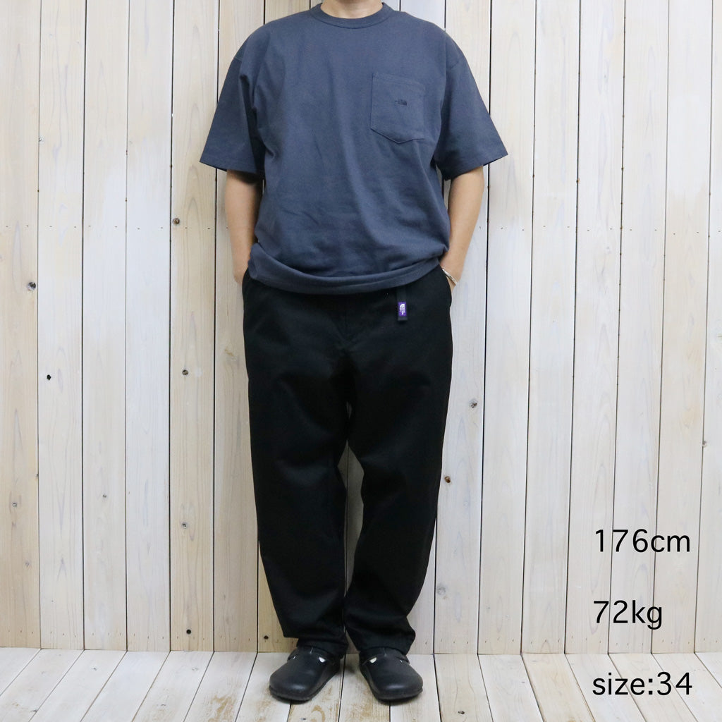 THE NORTH FACE PURPLE LABEL : Chino Wide Tapered Field Pants (Balck)