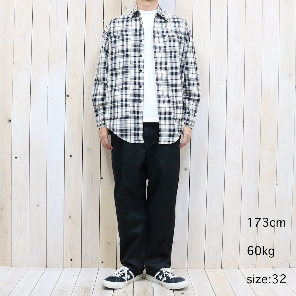 THE NORTH FACE PURPLE LABEL : Chino Wide Tapered Field Pants (Balck)