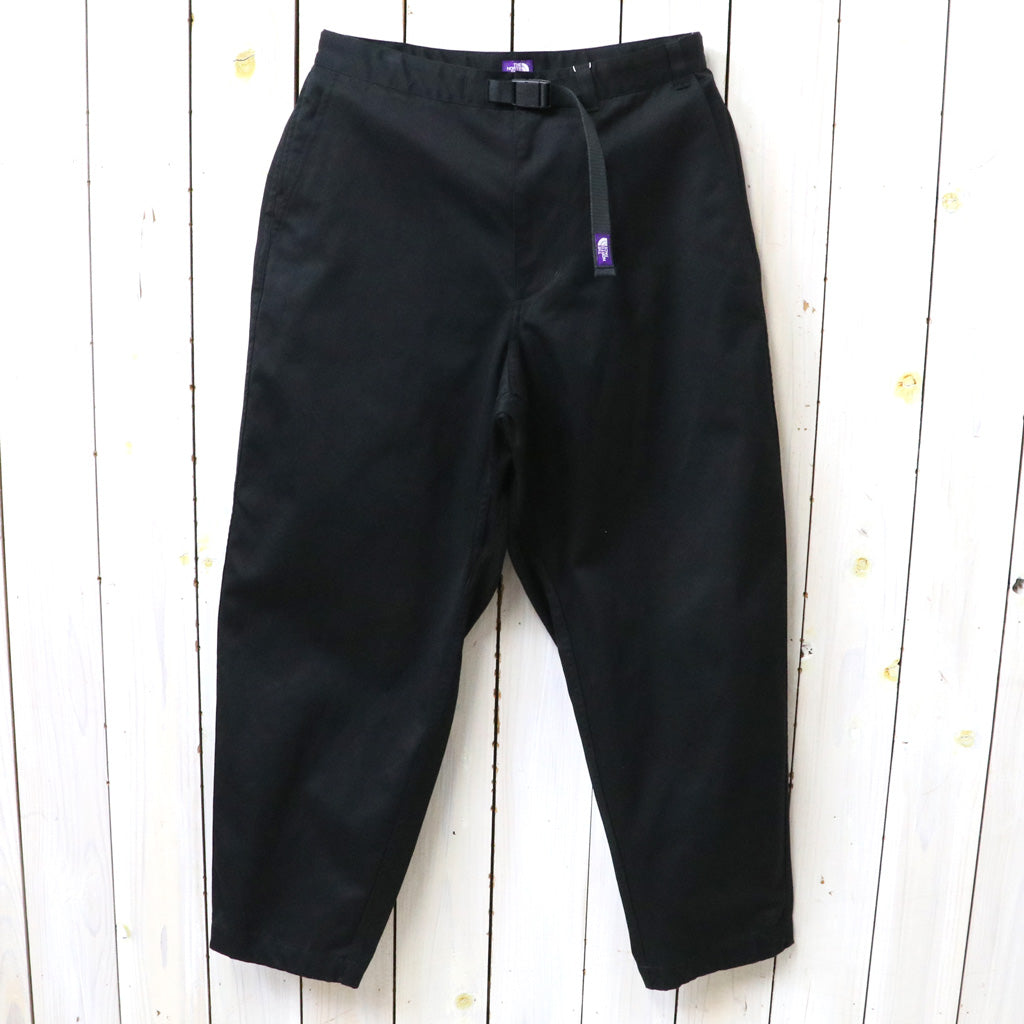 THE NORTH FACE PURPLE LABEL : Chino Wide Tapered Field Pants (Balck)