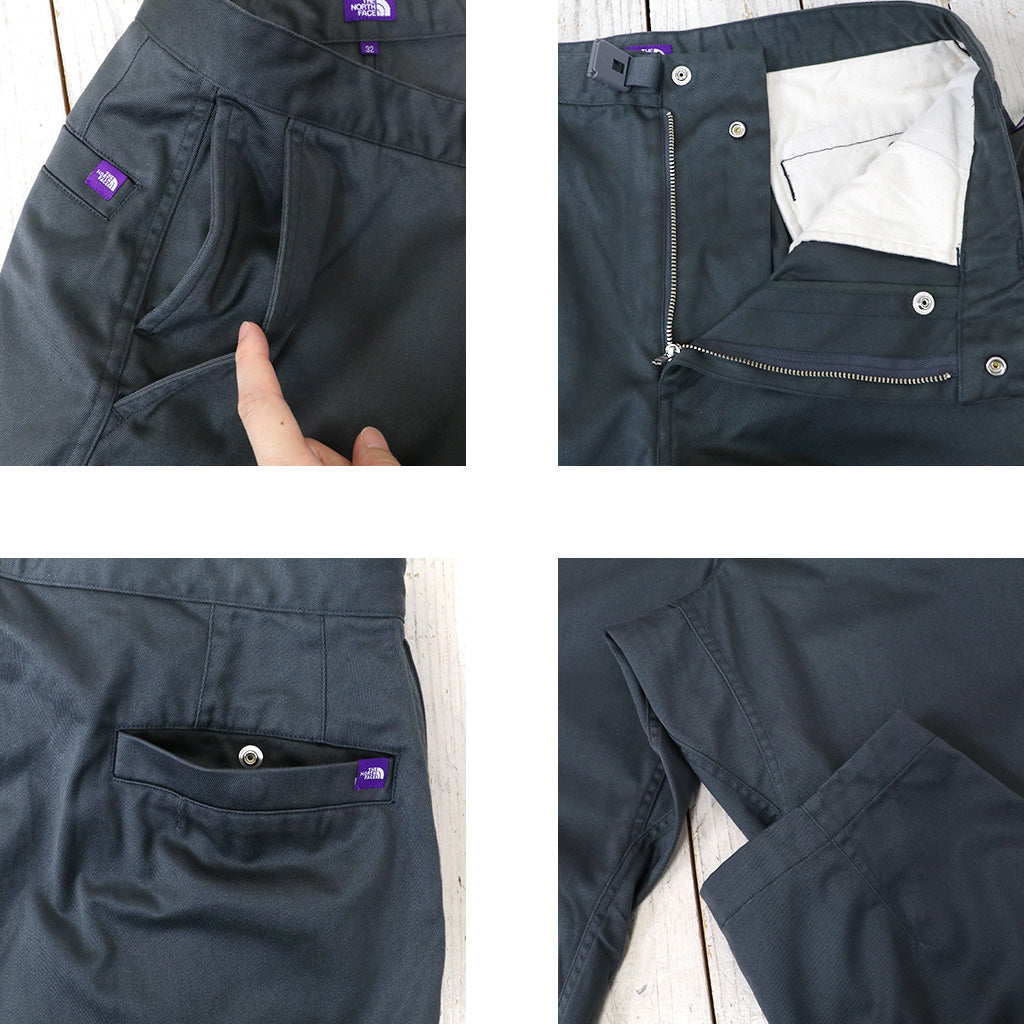 THE NORTH FACE PURPLE LABEL : Chino Wide Tapered Field Pants (Asphalt Gray)