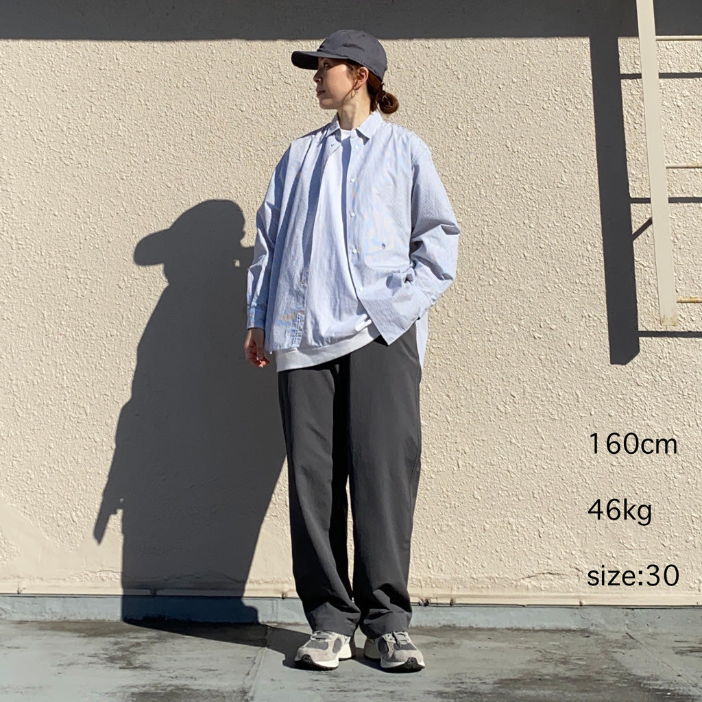nanamica『ALPHADRY Wide Easy Pants』(Gray)