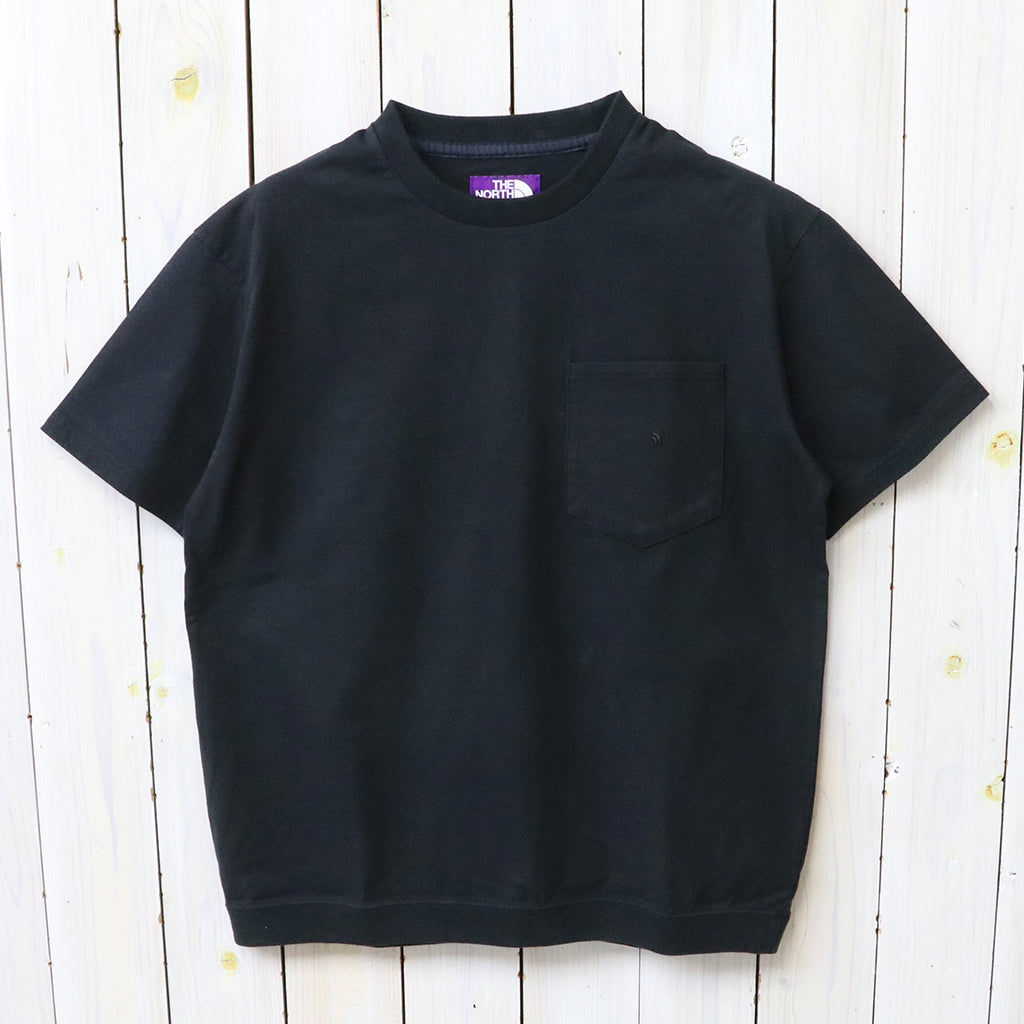 THE NORTH FACE PURPLE LABEL : High Bulky Pocket Tee (Black)