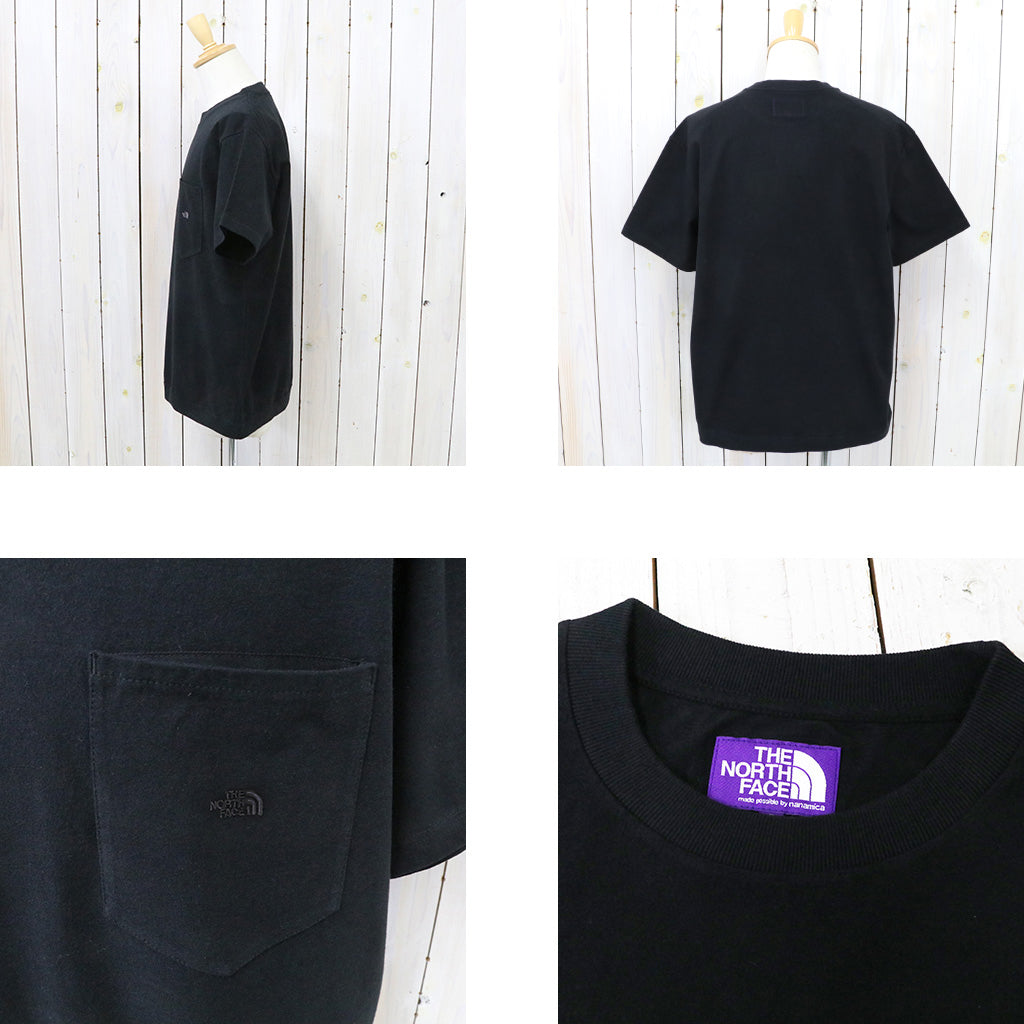 THE NORTH FACE PURPLE LABEL : High Bulky Pocket Tee (Black)