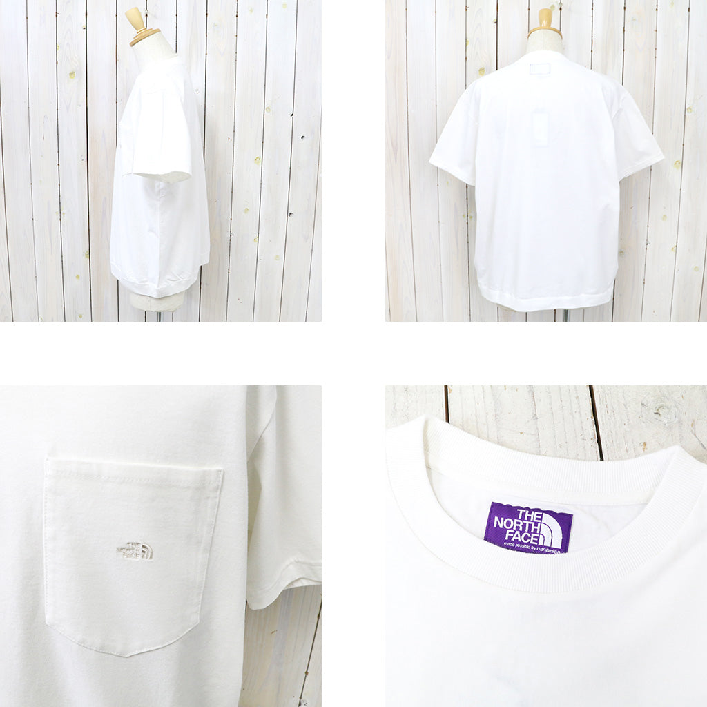 THE NORTH FACE PURPLE LABEL : High Bulky Pocket Tee (Off White)