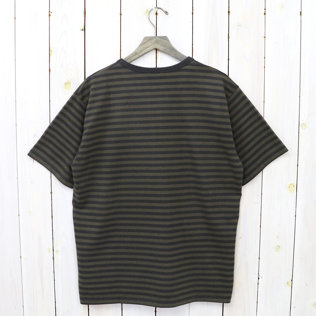 nanamica『COOLMAX St.Jersey Tee』(Brown/Charcoal)