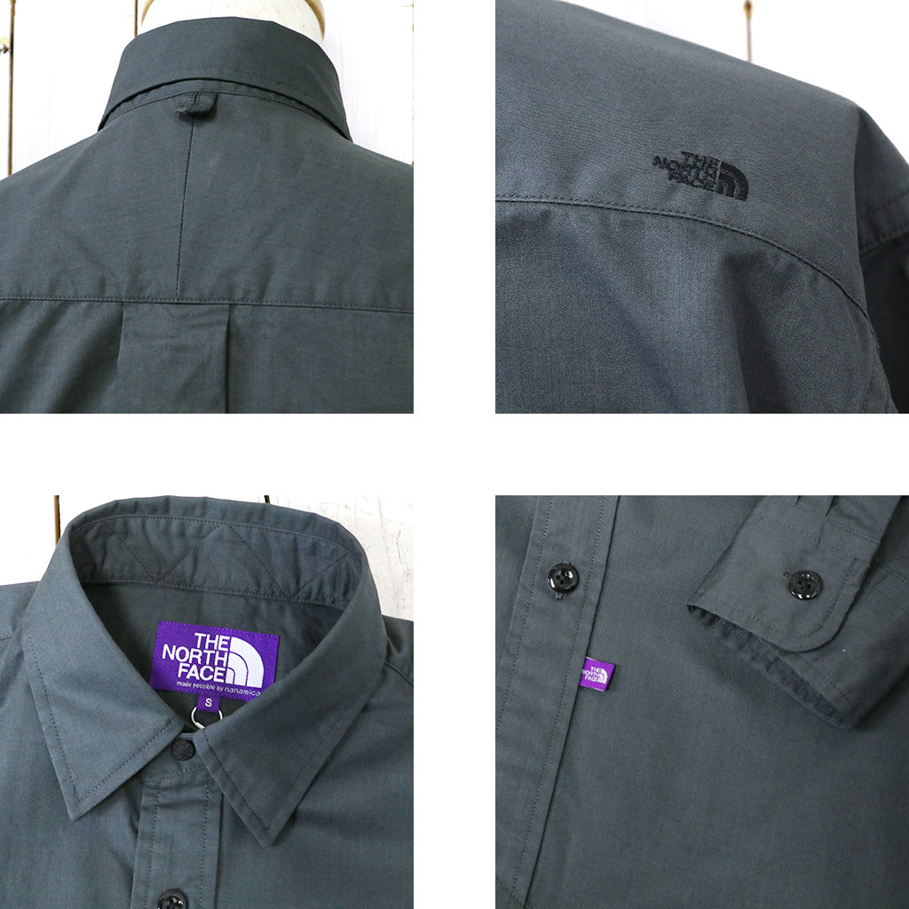 THE NORTH FACE PURPLE LABEL『Double Pocket Field Work Shirt』(Charcoal)