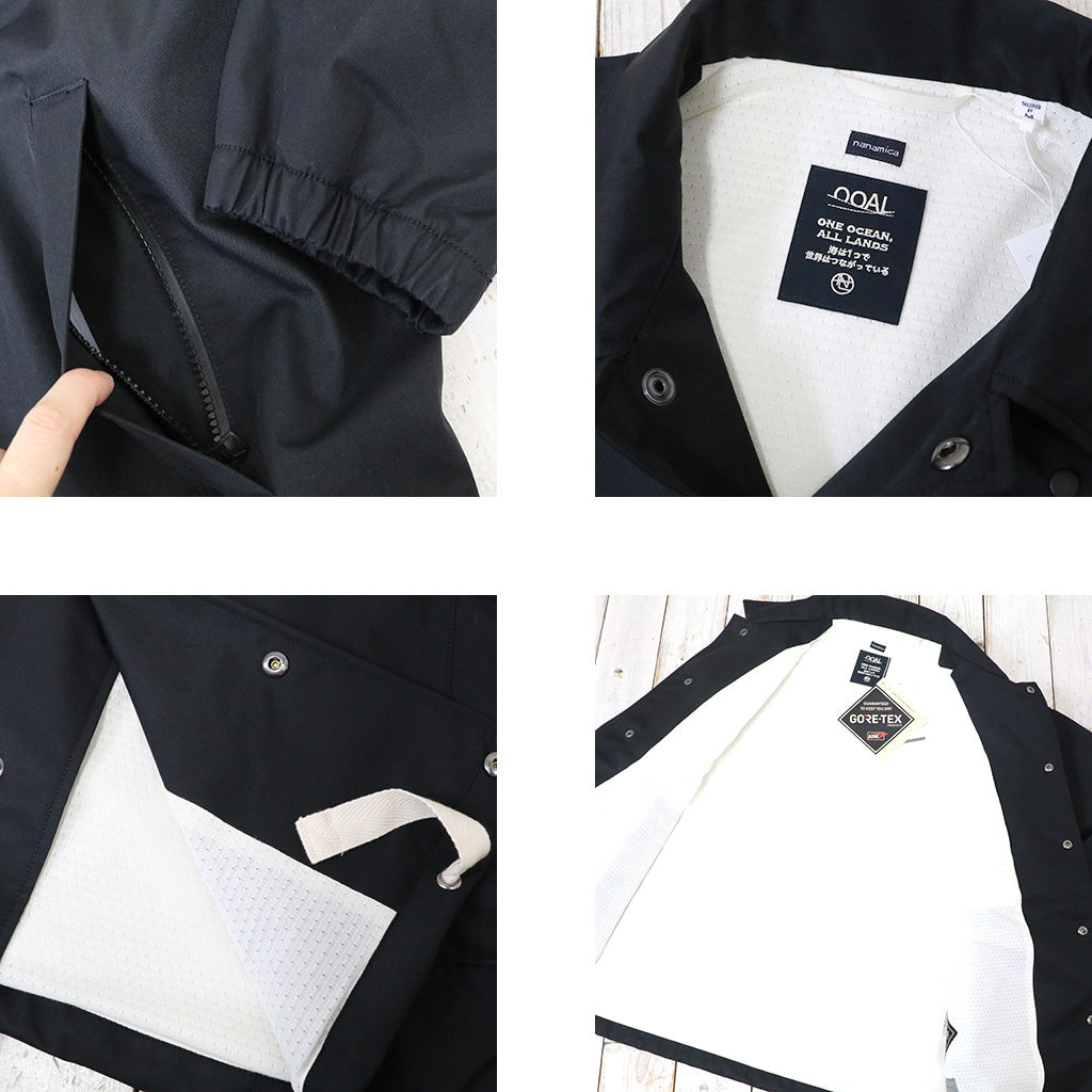 nanamica『2L GORE-TEX Coach Jacket』(Black)