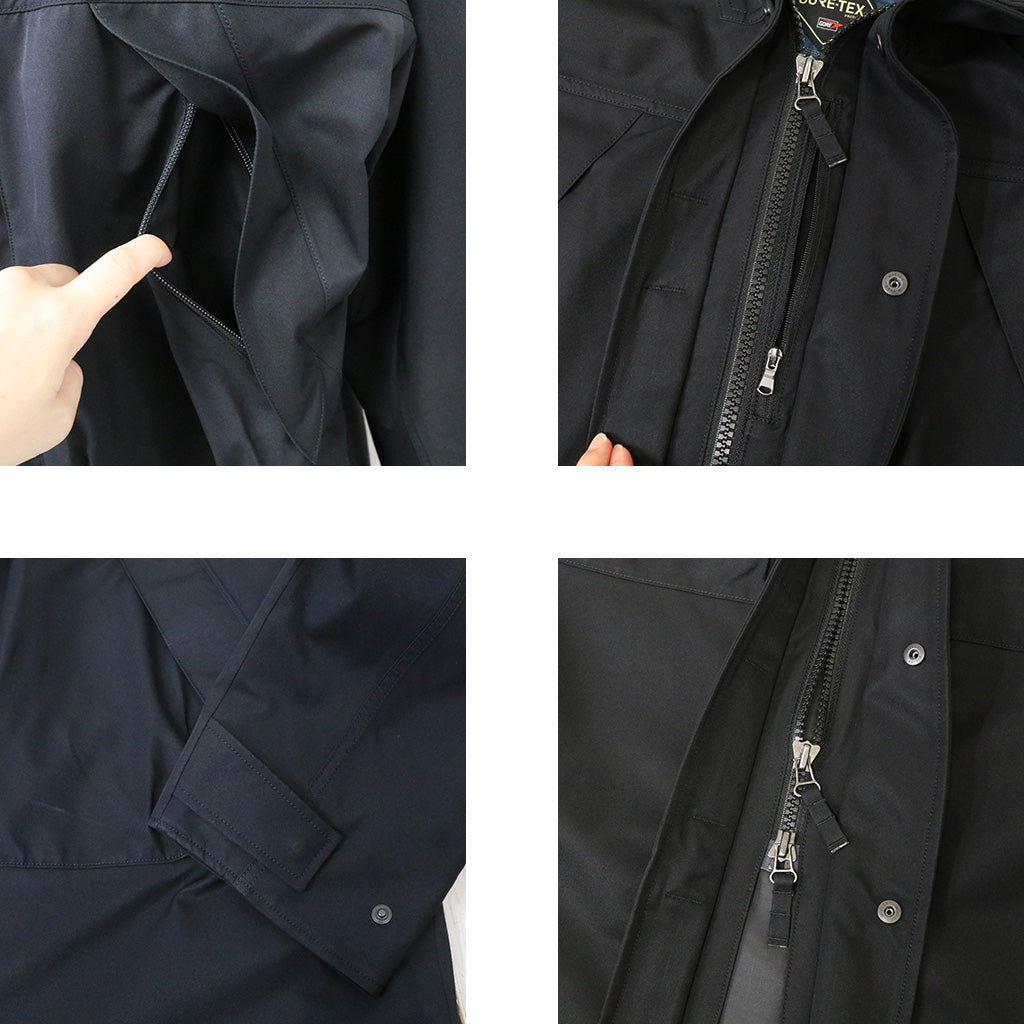 nanamica『2L GORE-TEX Hooded Coat』(Black)