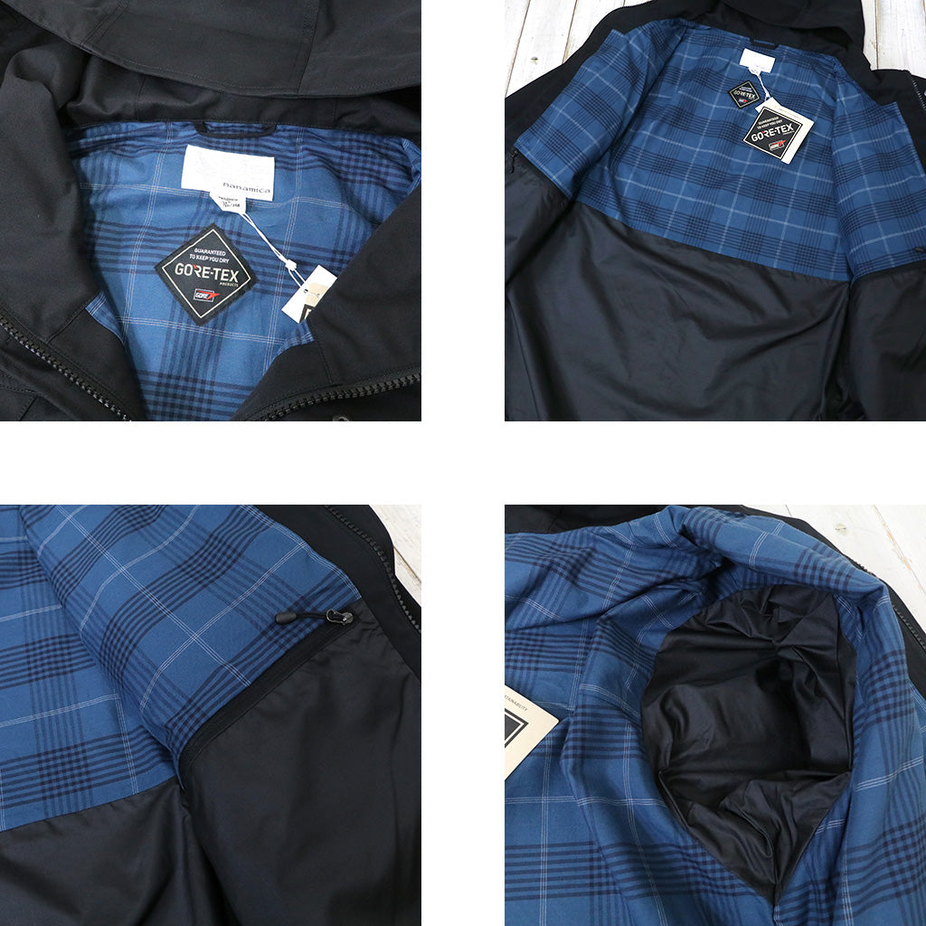nanamica『2L GORE-TEX Hooded Coat』(Black)