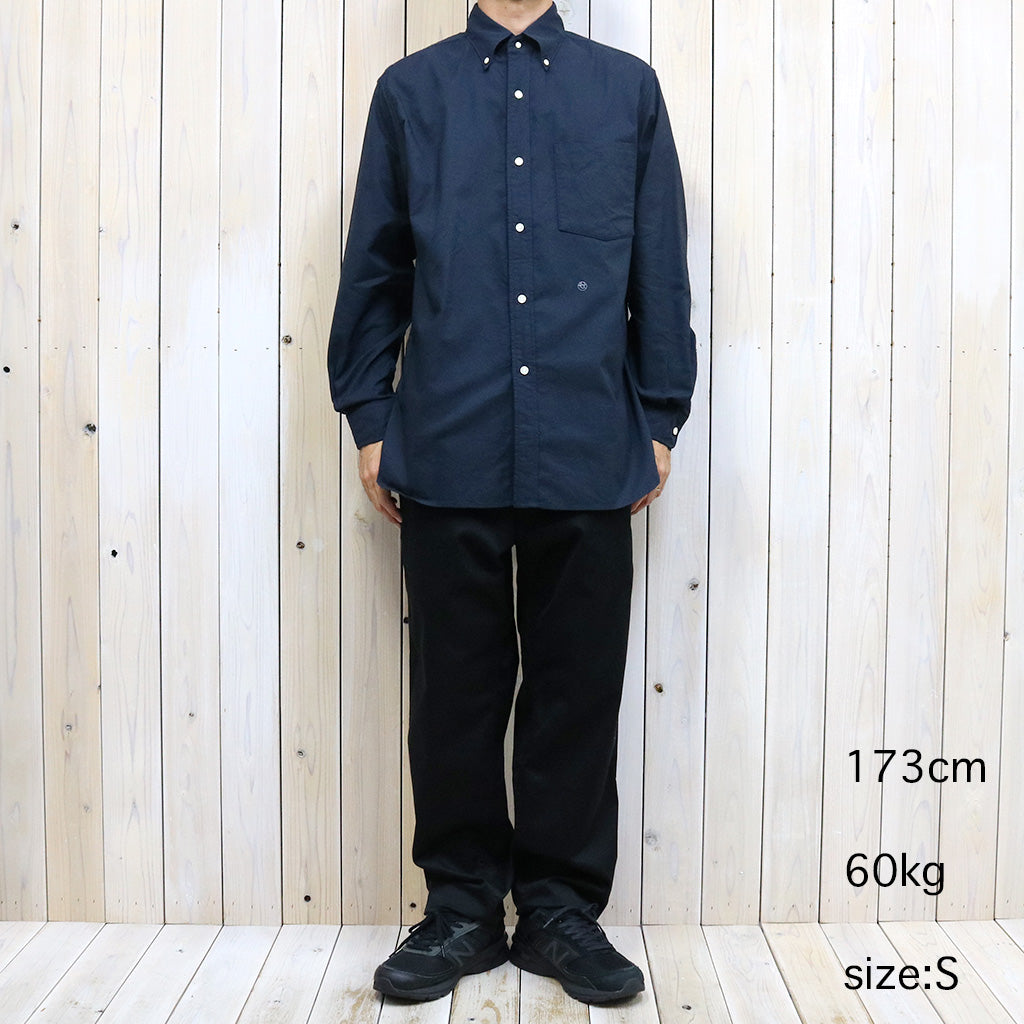 nanamica『Button Down Wind Shirt』(Dark Navy)