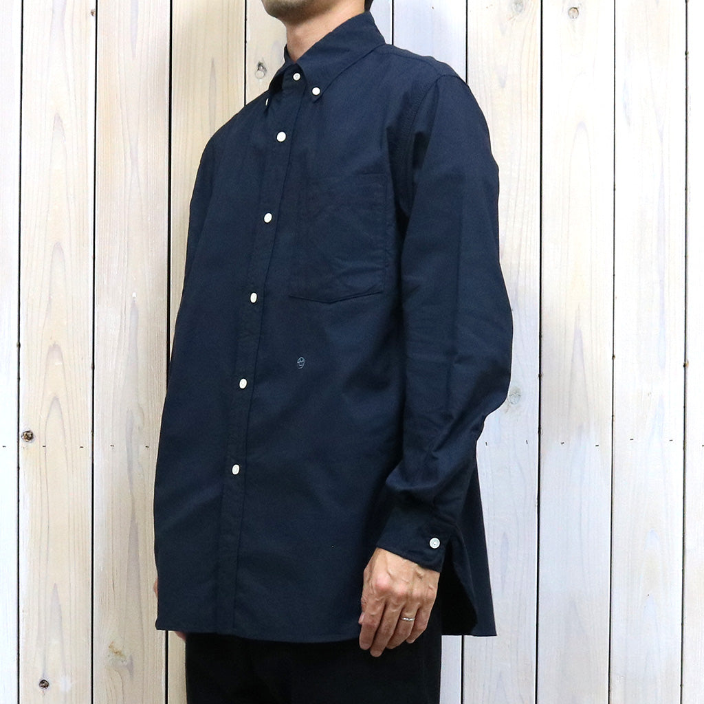 nanamica『Button Down Wind Shirt』(Dark Navy)