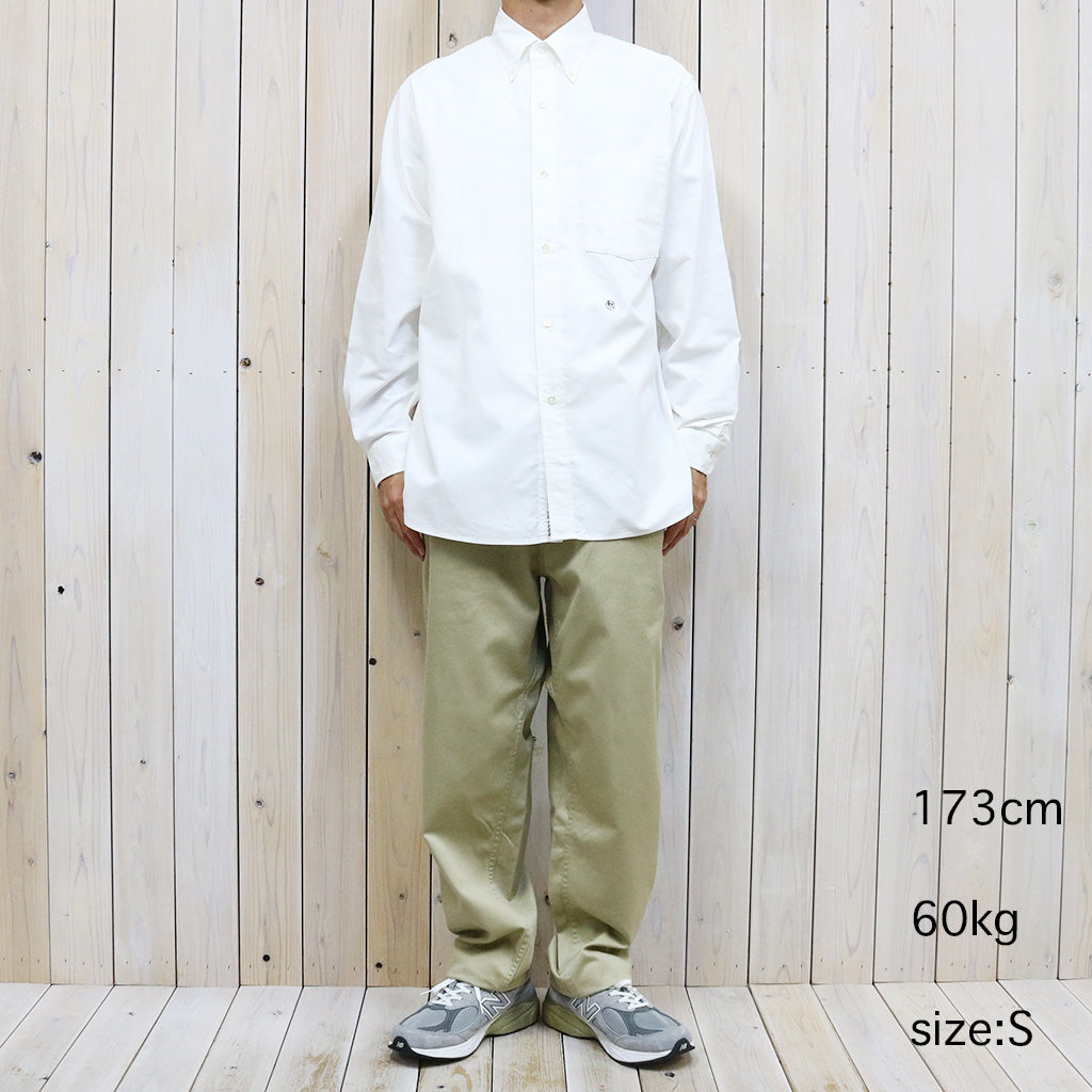 nanamica『Button Down Wind Shirt』(White)