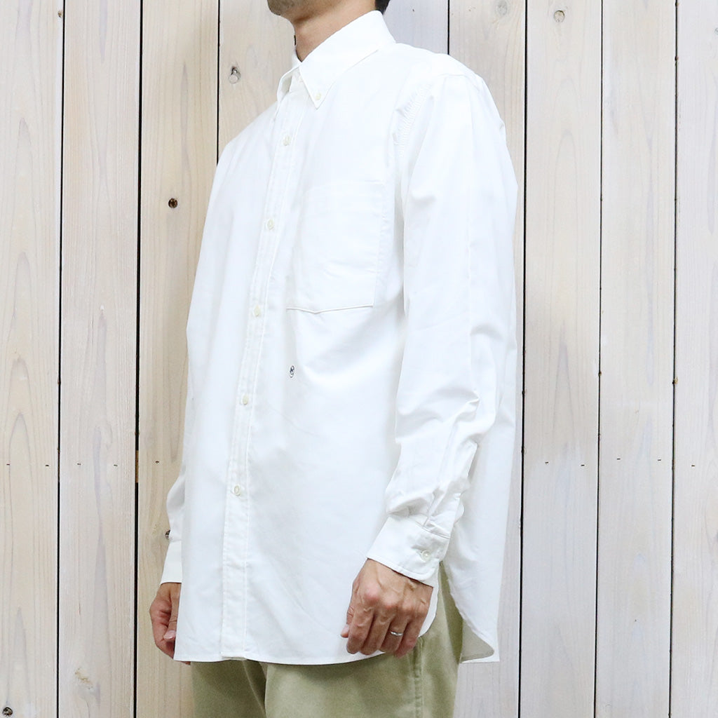 nanamica『Button Down Wind Shirt』(White)