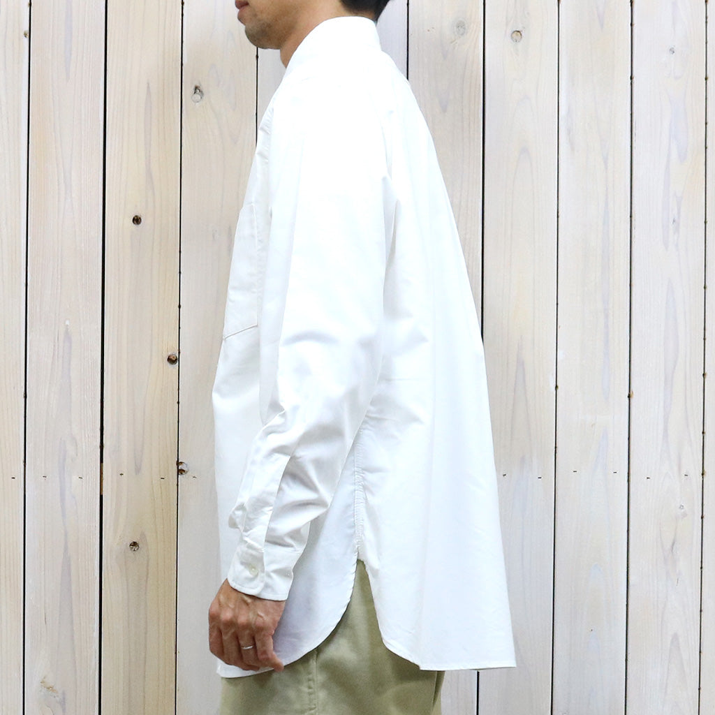 nanamica『Button Down Wind Shirt』(White)