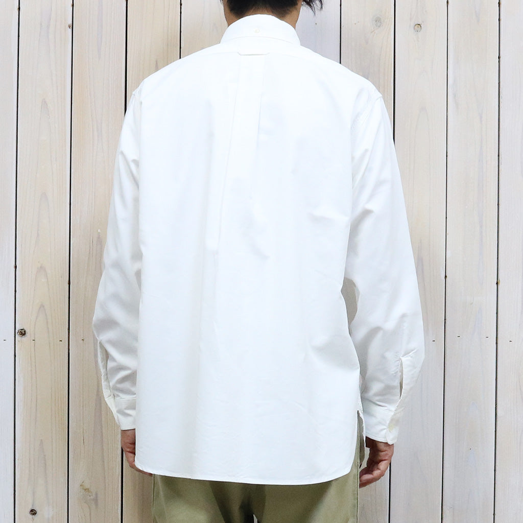 nanamica『Button Down Wind Shirt』(White)
