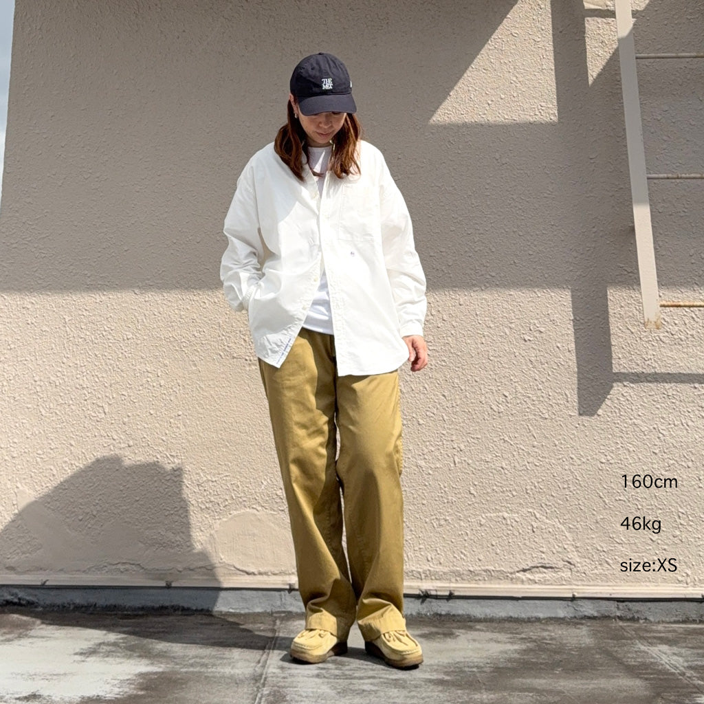 nanamica『Button Down Wind Shirt』(White)