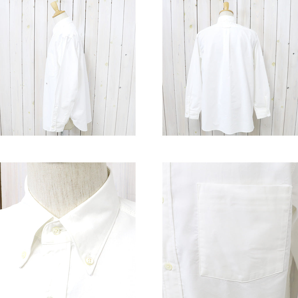 nanamica『Button Down Wind Shirt』(White)