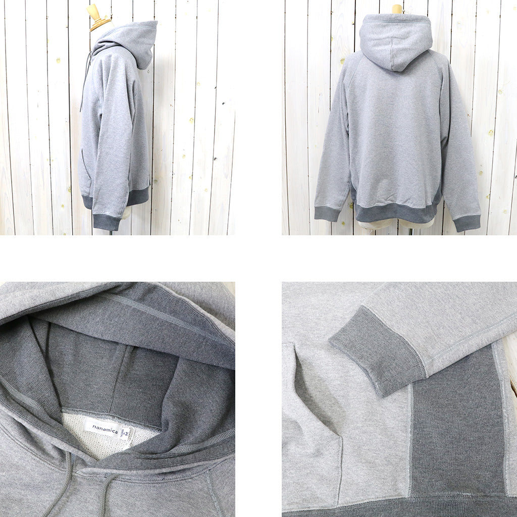 nanamica『Hooded Pullover Sweat』(Heather Gray)