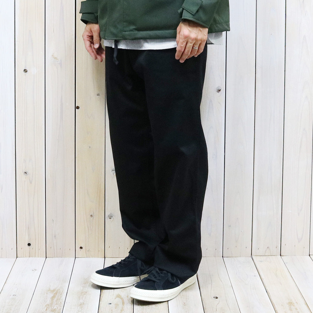 nanamica『Wide Chino Pants』(Black)